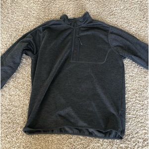 Men’s grey zip up sweater